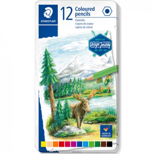 Lápis Cor 12un Cx Metal  STAEDTLER 146C M12  Design Journey