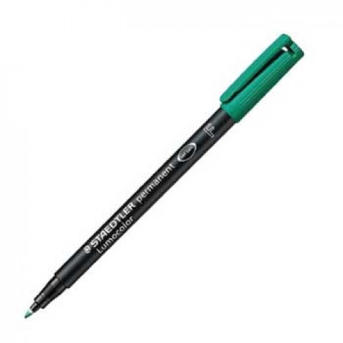 Marcador Permanente Fino Lumocolor 318F 0,6mm Verde 1un