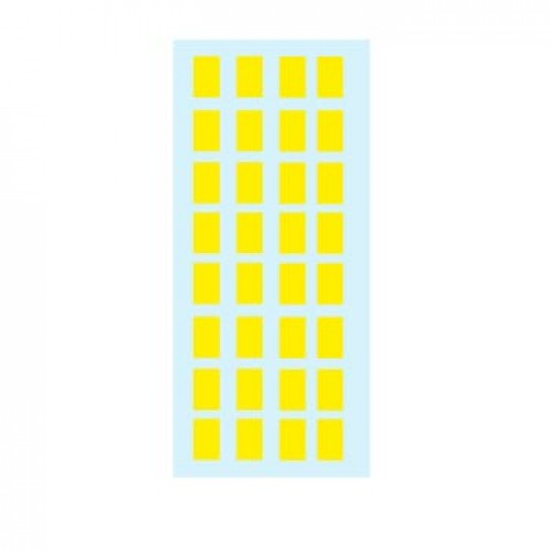 Etiquetas 012x018mm 5Fls 3641 Amarelo Herma 160un
