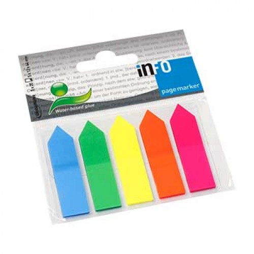 Separadores Adesivos 12x44mm Setas Sortido 125un