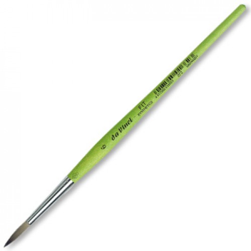 Pincel Hobby Escolar Redondo Nº6 373 Fit Da Vinci 1un