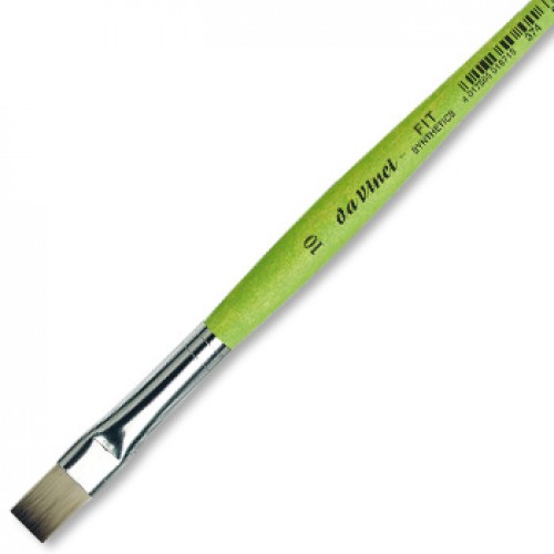 Pincel Hobby Escolar Espatulado Nº10 374 Fit Da Vinci 1un