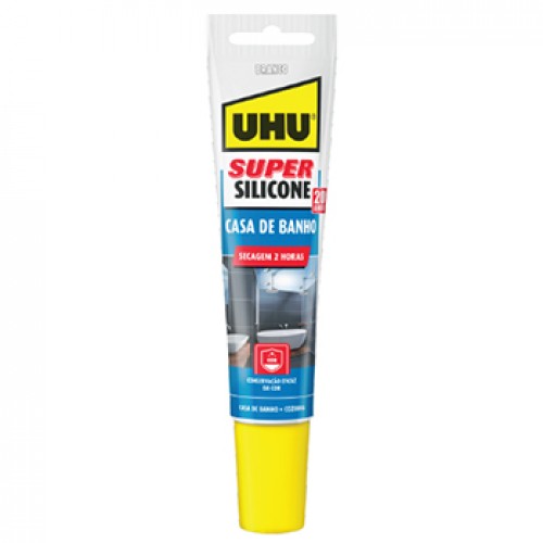 Super Silicone Casa de Banho Branco UHU 150ml