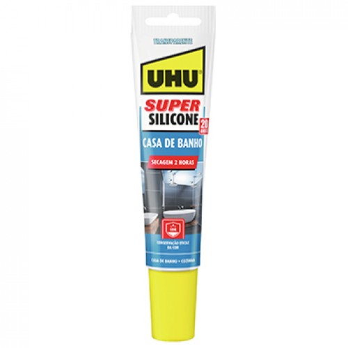 Super Silicone Casa de Banho Transparente UHU 150ml