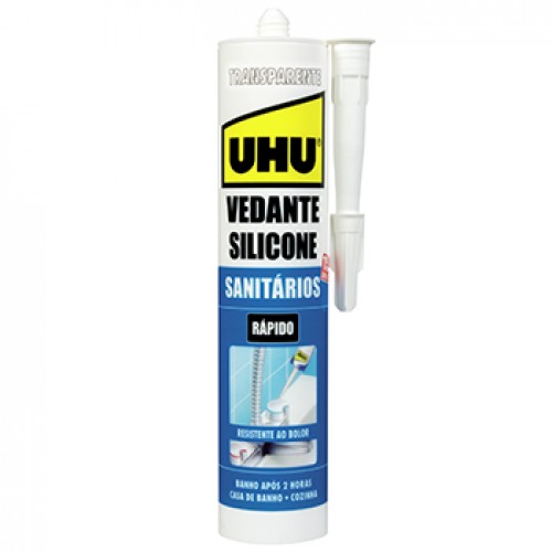 Silicone Sanitários e Cozinhas Transparente UHU 280ml