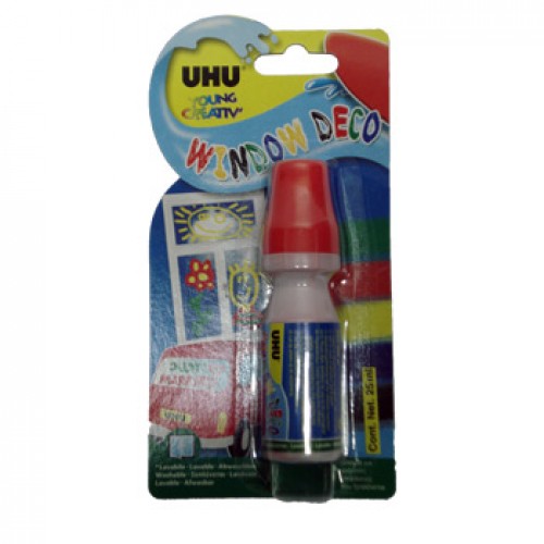 Tinta Young Creativ para Vidro em Vermelho 25ml