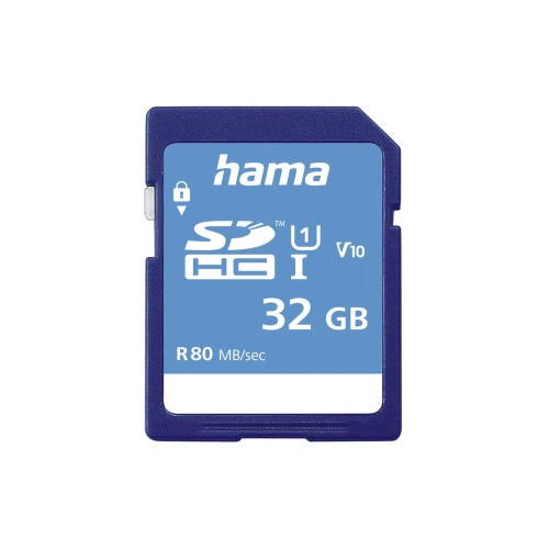 Cartão Memória SDHC 32GB Hama Class 10