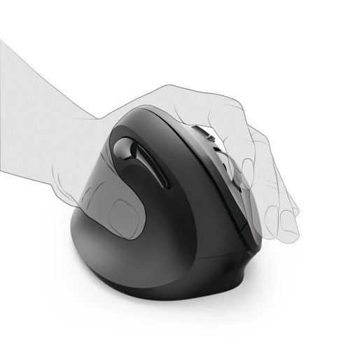 Rato Wireless Ergonómico Vertical EMW-500L Mão Esquerda