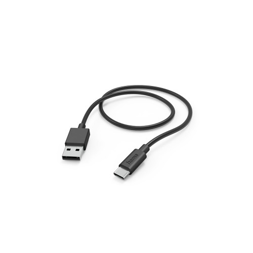 Cabo USB-A 2.0 para USB-C 1m Preto