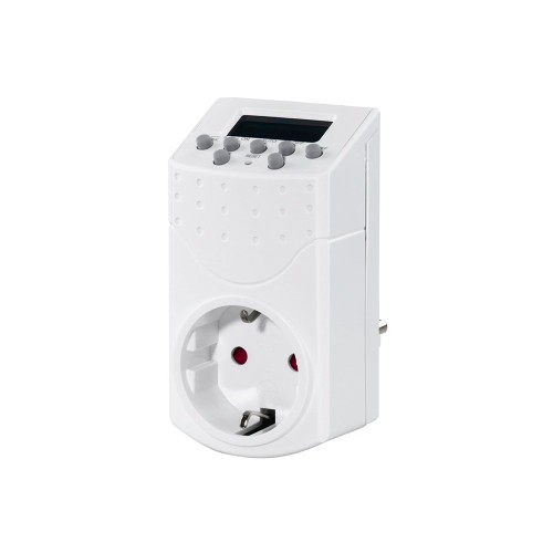 Tomada Temporizador Digital Semanal 250V Branco