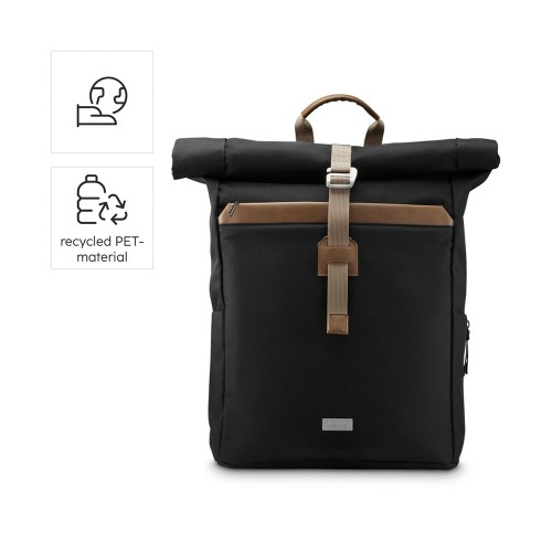 Mochila Portátil 16.2 Roll-Top Silvan Preto