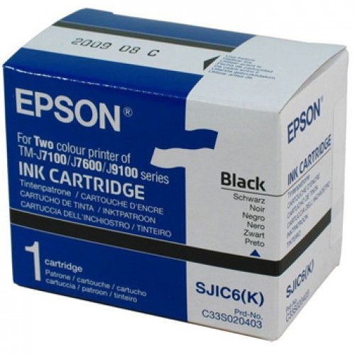 Tinteiro Epson SJIC6 Preto C33S020403 10000000 Caracteres
