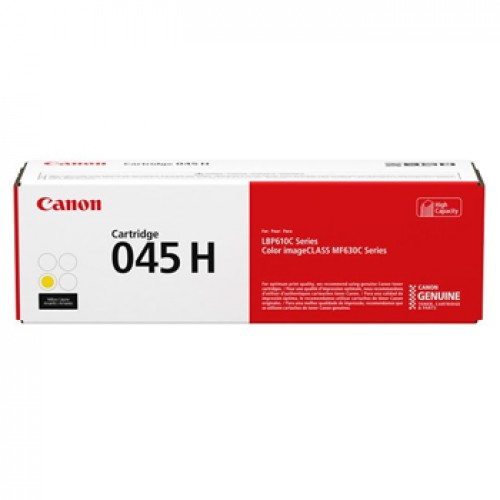Toner Canon 045H Amarelo 1243C002 2200 Pág.