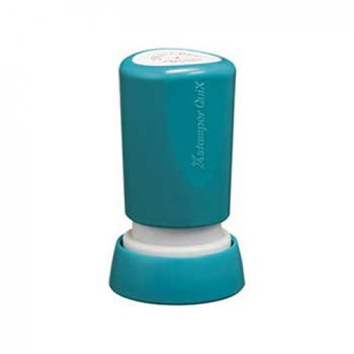 Carimbo Redondo 14mm Preto Xstamper Quix 32B 1un