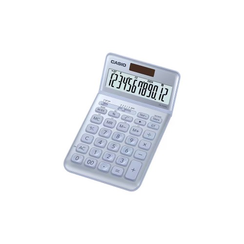 Calculadora Secretária Casio JW200SCBU Azul Claro 12 Dígitos