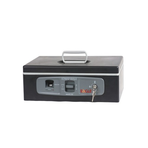 Cofre Eletrónico 375x270x140 Eagle Finger Print Preto