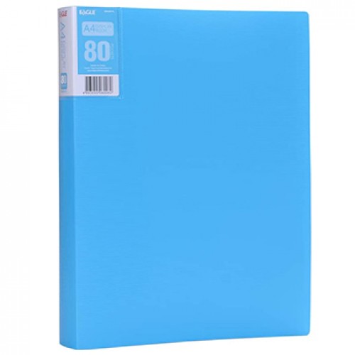 Pasta c/80 Bolsas 160 Páginas Catálogo Eagle Azul