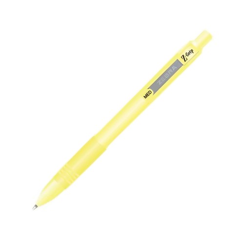 Esferográfica Z-Grip Smooth Azul 1mm Corpo Amarelo Pastel 1u
