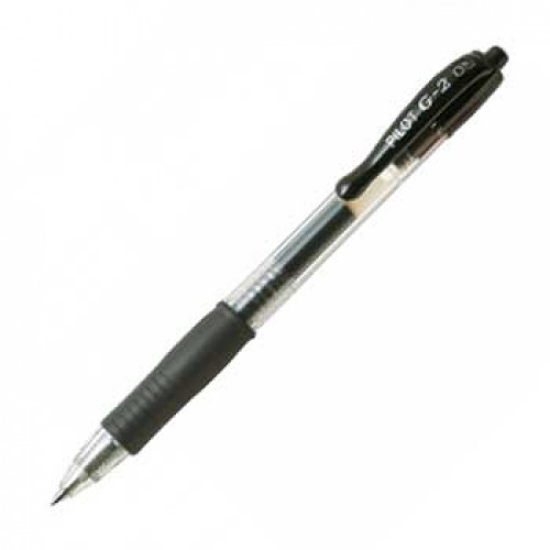 Esferográfica Gel Pilot G-2 Retrátil Preto 0,5mm 1un