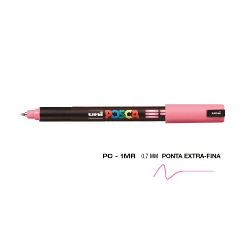 Marcador Uniball Posca PC-1MR 0,7mm Rosa (13) 1un