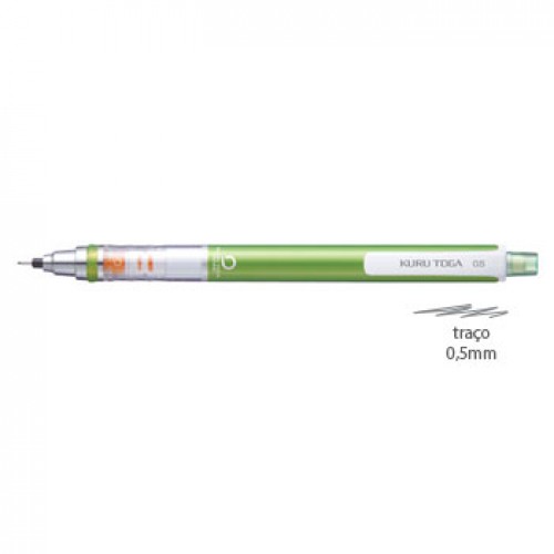 Lapiseira 0,5mm UNI Kurotoga M5-450T Verde