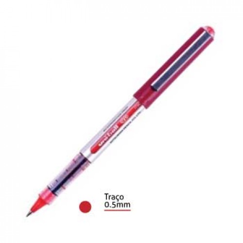 Marcador Roller Uniball UB150 0,5mm Vermelho 12un