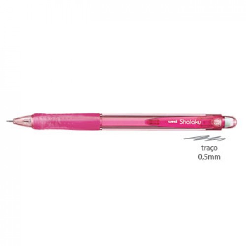 Lapiseira 0,5mm UNI Shalaku M5-100 Rosa