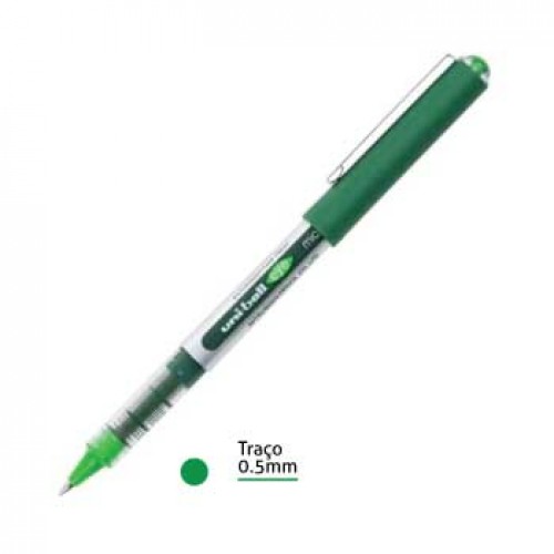 Marcador Roller Uniball UB150 0,5mm Verde 12un