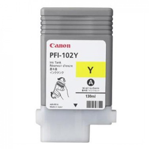 Tinteiro Canon PFI-102 Amarelo 0898B001 130ml