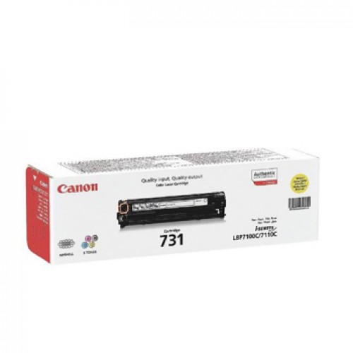 Toner Canon 731 Amarelo 6269B002 1500 Pág.