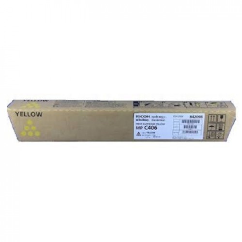 Toner Ricoh MP-C406 Amarelo 842098 6000 Pág.