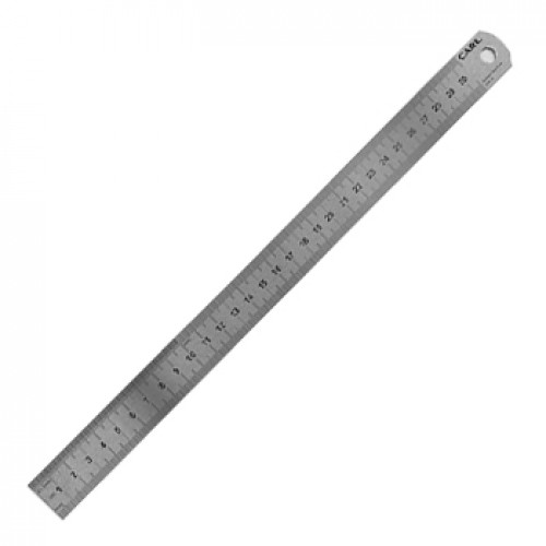 Régua Metálica 30cm CARL CSR30