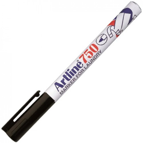 Marcador Tecidos Artline 750 0,7mm Preto 1un