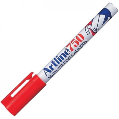 Marcador Tecidos Artline 750 0,7mm Vermelho 1un