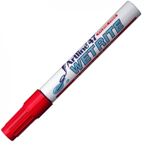 Marcador Superfícies Molhadas Artline 47 Vermelho 1un