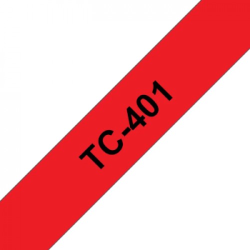 Fita Laminada 12mmx7,7mts Vermelho/Preto