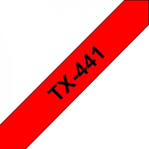 Fita Laminada 18mmx15mts Vermelho/Preto
