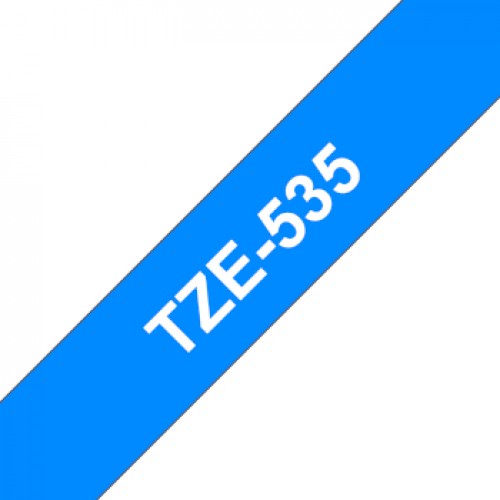 Fita Laminada 12mmx8mts Azul/Branco