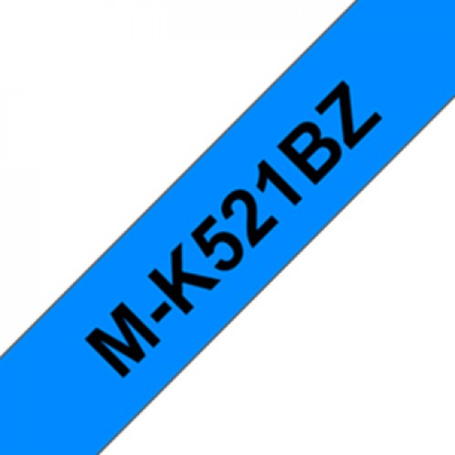 Fita Não Laminada 09mmx8mts Azul/Preto