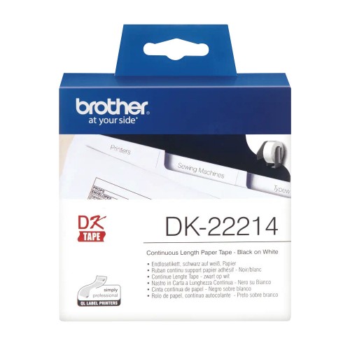 Rolo Papel Térmico Contínuo Branco 12mmx30,48m