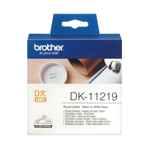 Etiquetas Circulares Pré-Cortadas Papel Térmico 12mm 1200un