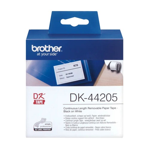 Rolo Papel Térmico Contínuo Removível Branco 62mmx30,48m