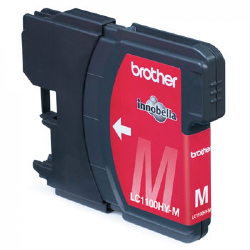 Tinteiro Brother LC1100HYM Magenta 10,1ml 750 Pág.