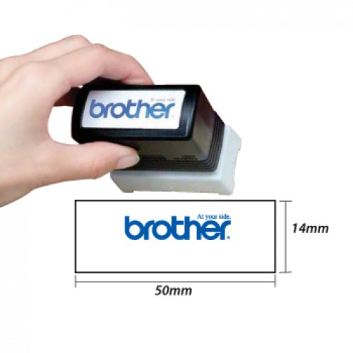 Carimbo 18x50mm Azul Brother PR1850E6P 6un