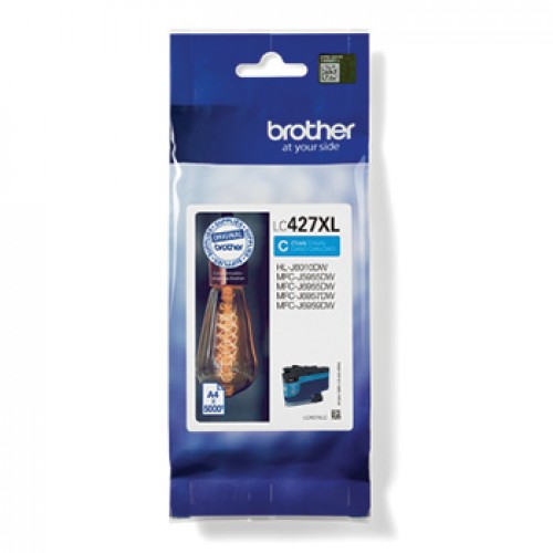 Tinteiro Brother LC427XLC Azul 5000 Pág.