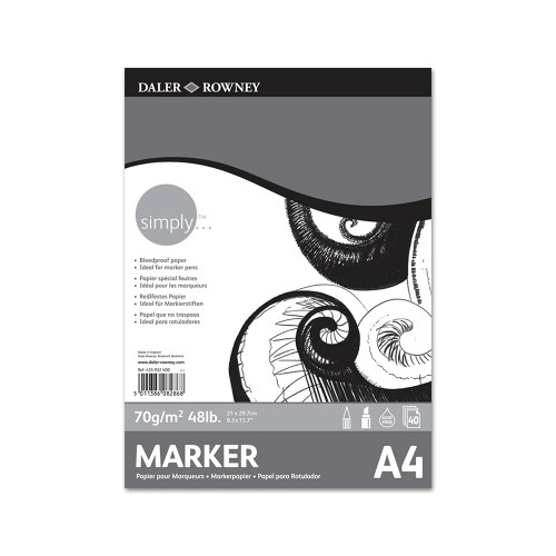 Papel para Marcador Simply A4 70gr 40Fls