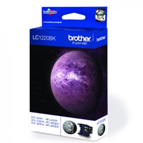 Tinteiro Brother LC1220BK Preto 7,8ml 300 Pág.