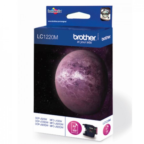 Tinteiro Brother LC1220M Magenta 4,8ml 300 Pág.