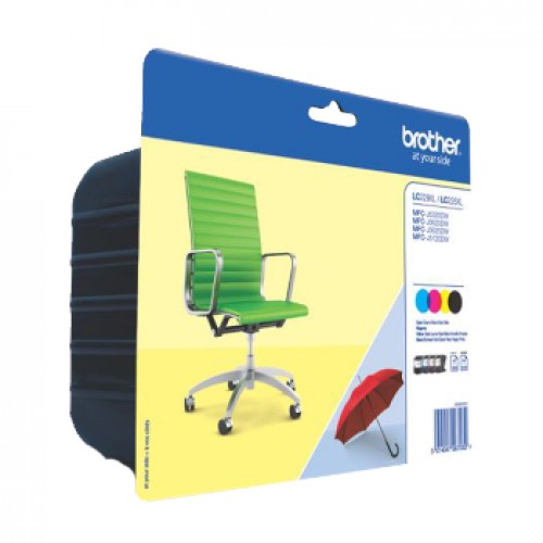 Pack Tinteiros Brother LC229XL / LC225XL 4 Cores LC229XLVALP