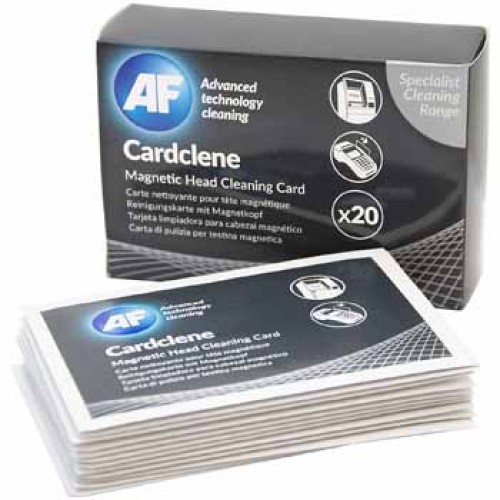 Cartões Magnéticos de Limpeza ATM+POS+CHIP 20un